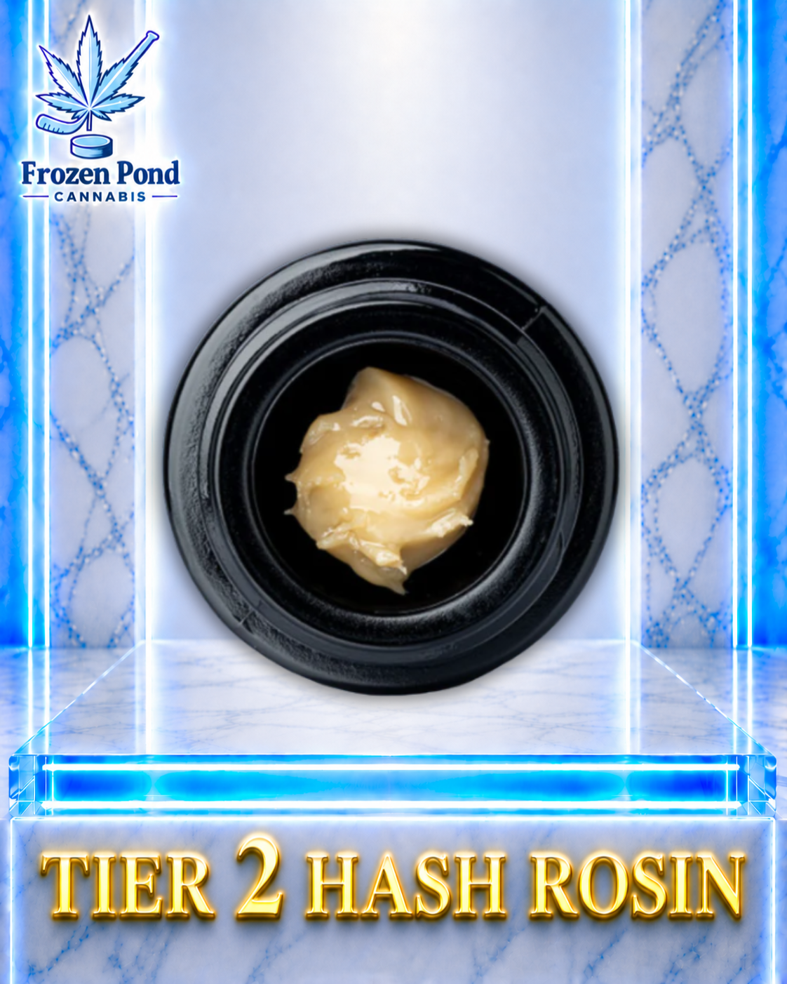 Tier 2 Hash Rosin 3 gram jar