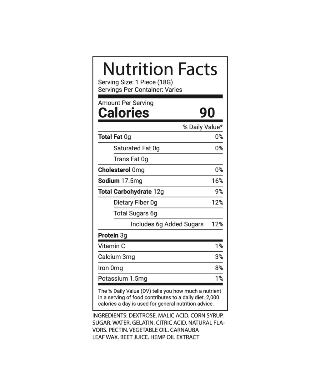 Pink Lemonade 50mg THC Gummies