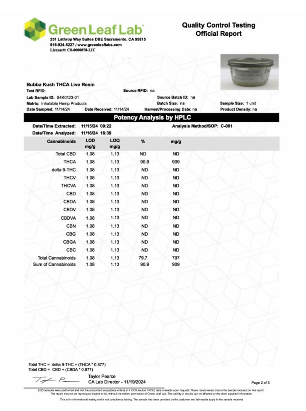Live Resin 1 gram Disposable