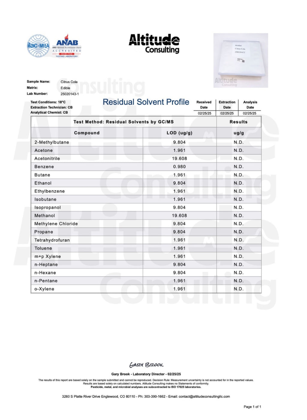 Citrus Cola 25mg Δ9 Hybrid Gummies